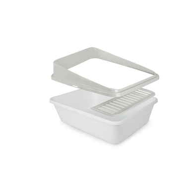 Go Fresh - High Back Cat Litter Box Large - Sand